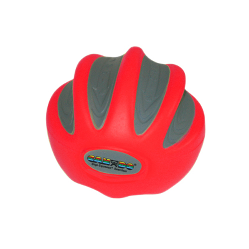 CanDo® Ergonomic Hand Grip, Pair - Red, light - 6 Lbs.
