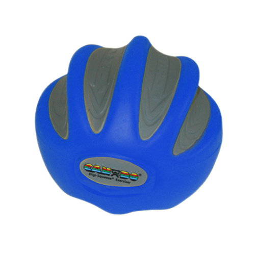 FNT10-1983 - Fabrication Enterprises - CanDo&reg; Digi-Squeeze&reg; Hand Exerciser - Medium - Blue, Firm