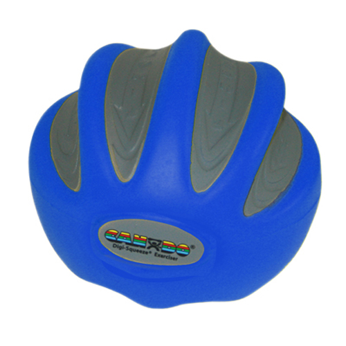 FNT10-1993 - Fabrication Enterprises - CanDo&reg; Digi-Squeeze&reg; Hand Exerciser - Large - Blue, Firm