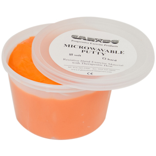 FNT10-2714 - Fabrication Enterprises - CanDo&reg; Microwavable Theraputty&reg; Exercise Material - 1 lb. - Orange - Soft