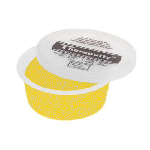 FNT10-2764 - Fabrication Enterprises - CanDo&reg; Sparkle Theraputty&reg; Exercise Material - 2 oz. - Yellow - x-Soft