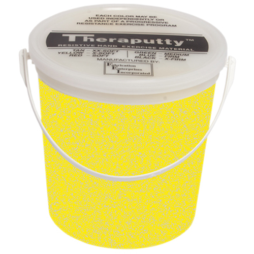 FNT10-2784 - Fabrication Enterprises - CanDo&reg; Sparkle Theraputty&reg; Exercise Material - 5 lb. - Yellow - x-Soft