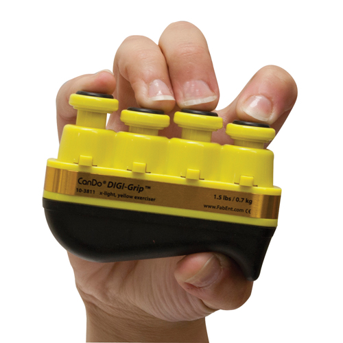 FNT10-3811 - Fabrication Enterprises - Cando Digi Grip - Yellow (X-Light)