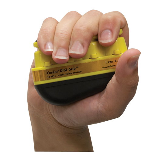 FNT10-3811 - Fabrication Enterprises - Cando Digi Grip - Yellow (X-Light)
