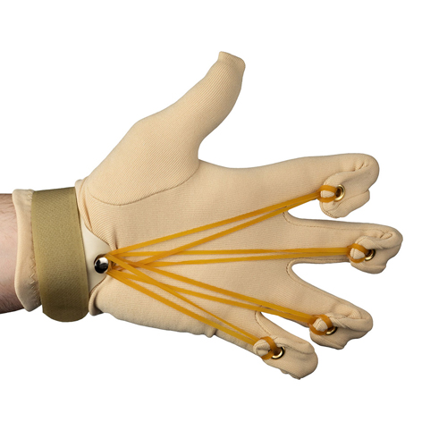 FNT10-4001L - Fabrication Enterprises - CanDo Standard Finger Flexion Glove, L/XL Left