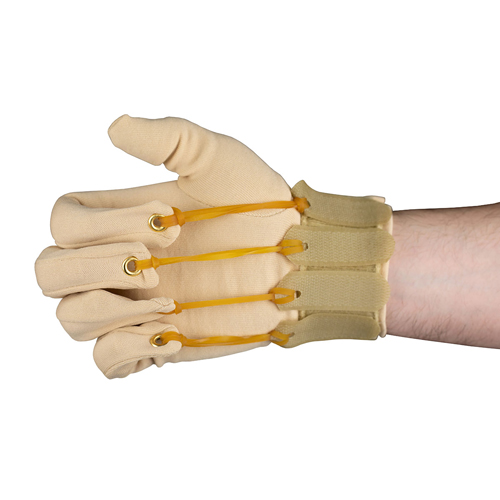 FNT10-4002R - Fabrication Enterprises - CanDo Deluxe Finger Flexion Glove, S/M Right
