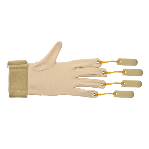 FNT10-4003L - Fabrication Enterprises - CanDo Deluxe Finger Flexion Glove, L/XL Left