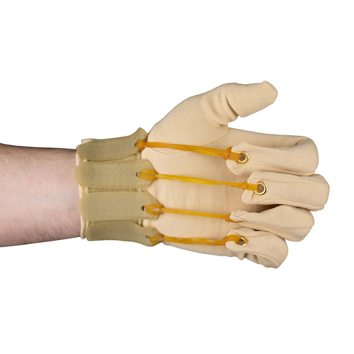 FNT10-4003L - Fabrication Enterprises - CanDo Deluxe Finger Flexion Glove, L/XL Left