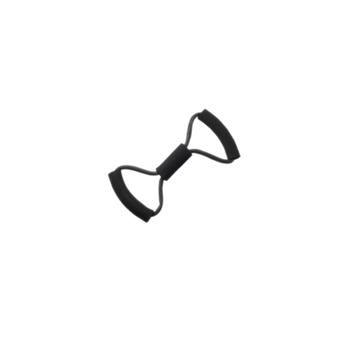 FNT10-5575 - Fabrication Enterprises - CanDo&reg; Tubing BowTie&trade; Exerciser - 14" - Black - x-Heavy