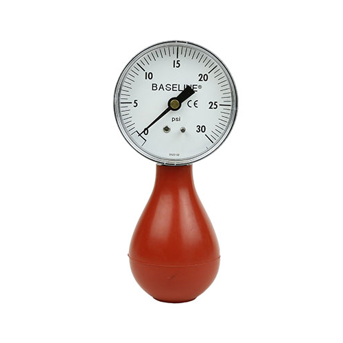 FNT12-0290 - Fabrication Enterprises - Baseline&reg; Dynamometer - Pneumatic Squeeze Bulb - 30 PSI Capacity, No Reset