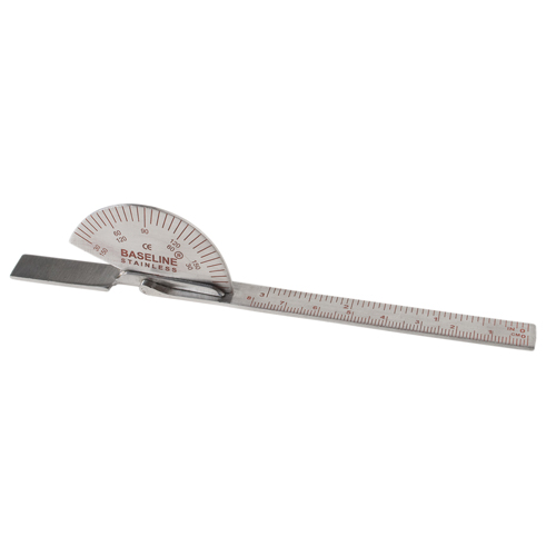 FNT12-1010 - Fabrication Enterprises - Baseline&reg; Finger Goniometer - Metal - Standard - 6"