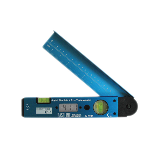 FNT12-1027 - Fabrication Enterprises - Baseline&reg; Metal Absolute+Axis&reg; Goniometer - Digital 180 Degree Range, 9" Arms