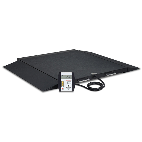 FNT12-2351 - Fabrication Enterprises - Detecto, Wheelchair Scale, Portable, Digital, 1000 lb x .2 lb / 450 kg x .1 kg