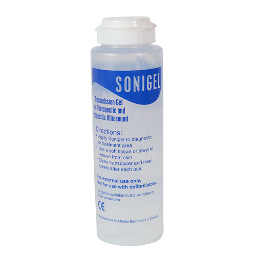 Sonigel Ultrasound couplet, 250 ml bottle, case of 12