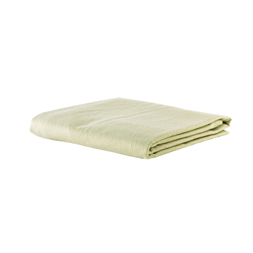 FNT15-3753CFSA - Fabrication Enterprises - Massage Sheet Set - Includes: Fitted, Flat and Cradle Sheets - Cotton Flannel - Sage
