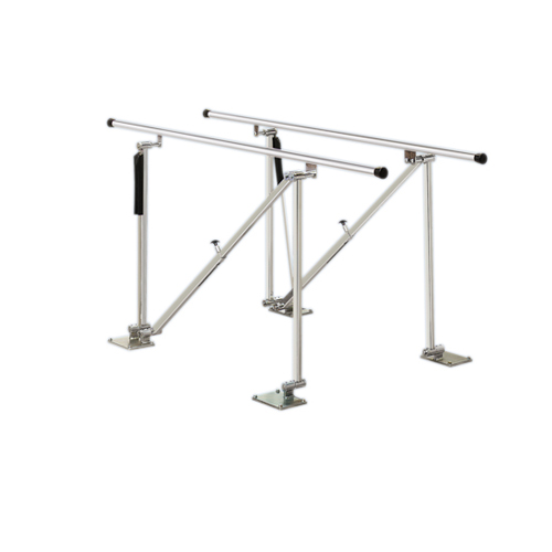 FNT15-4151 - Fabrication Enterprises - Parallel Bars, floor mounted, height adjustable, 10' L x 22.5" W x 31" - 41" H