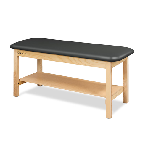 FNT15-4250 - Fabrication Enterprises - CanDo Treatment Table w/Flat Top and Shelf, 400 LB Capacity, 72"L x 30"W x 31"H
