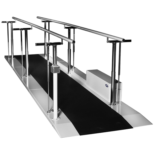 FNT15-5017 - Fabrication Enterprises - Tri W-G Parallel Bars, Motorized, Height and Width Adjustable, 12'
