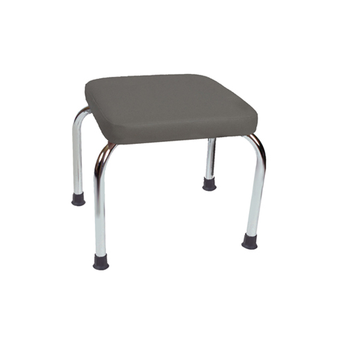 FNT16-1601 - Fabrication Enterprises - Stationary Stool, No Back, Square Top, 18" H, Specify Upholstery Color