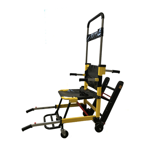 Manual Track Stair Chair-4 Wheels-Yellow Manual Track Stair Chair-4 Wheels-Yellow