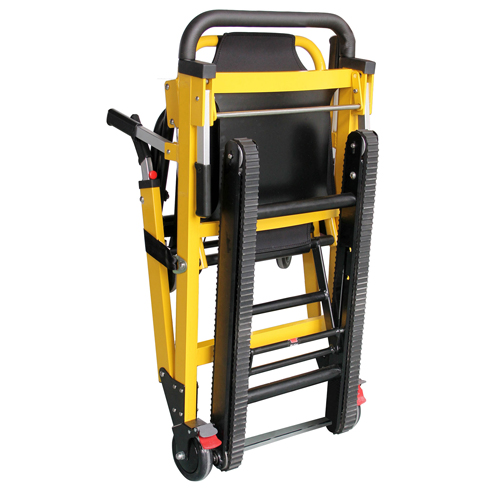 Manual Track Stair Chair-4 Wheels-Yellow Manual Track Stair Chair-4 Wheels-Yellow