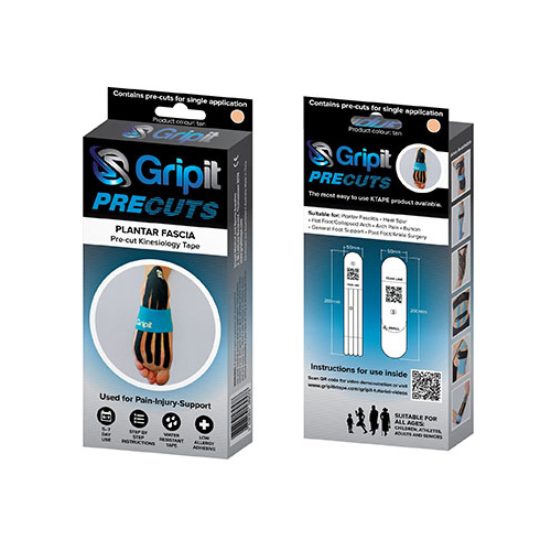 FNT24-0100 - Fabrication Enterprises - Gripit PRECUT - Plantar Fasciitis , Tan