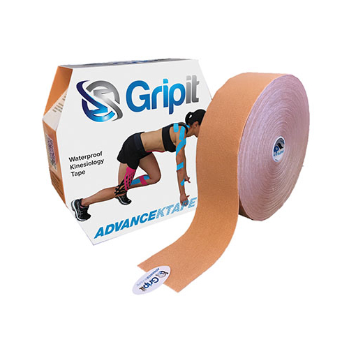 FNT24-0156 - Fabrication Enterprises - Gripit Advance KTAPE, 2" x 34 yds, Tan