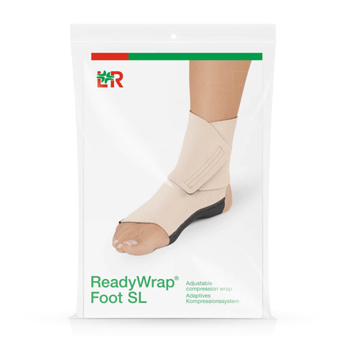 FNT24-2067 - Fabrication Enterprises - ReadyWrap Foot SL, Regular, Right Foot, Beige, X-Large