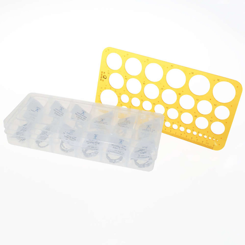FNT24-6312 - Fabrication Enterprises - AFH Swan Neck Ring Set W/Storage Box And Template