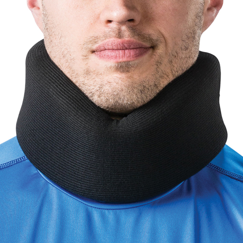 FNT24-7832 - Fabrication Enterprises - Fabrication Enterprises Foam Cervical Collar, Black, 3"