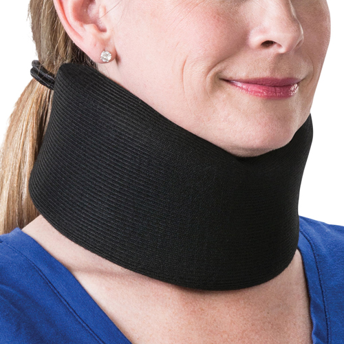 FNT24-7832 - Fabrication Enterprises - Fabrication Enterprises Foam Cervical Collar, Black, 3"