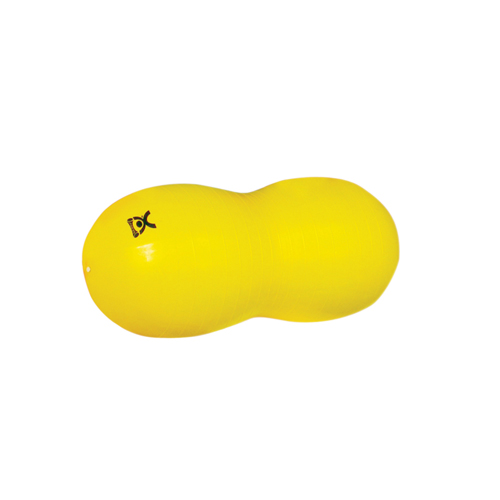 FNT30-1725 - Fabrication Enterprises - CanDo&reg; Inflatable Exercise Saddle Roll - Yellow - 16" Dia x 35" L (40 cm Dia x 90 cm L)