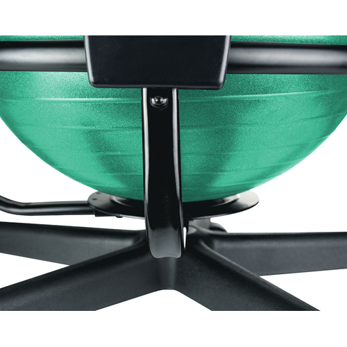 CanDo Ball Chair - Metal - Mobile - with Back - with Arms - with 22 CanDo Ball Chair - Metal - Mobile - with Back - with Arms - with 22