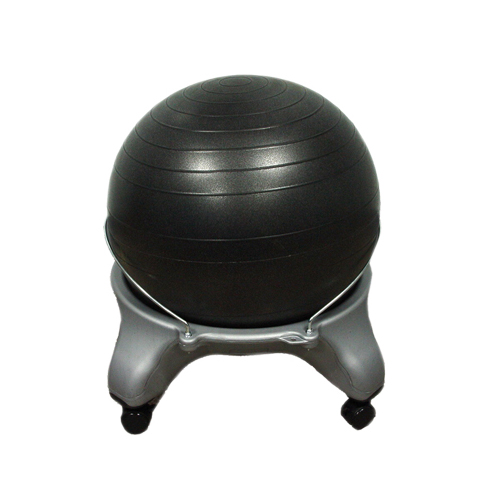 FNT30-1796 - Fabrication Enterprises - CanDo&reg; Ball Stool - Plastic - Mobile - No Back - Adult Size - with 20" Ball