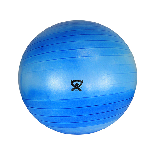 FNT30-1855 - Fabrication Enterprises - CanDo&reg; Inflatable Exercise Ball - Extra Thick - Blue - 34" (85 cm)