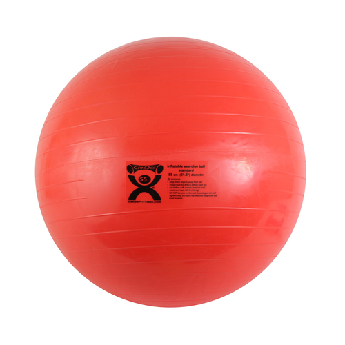 FNT30-1872 - Fabrication Enterprises - CanDo Inflatable Ball, Red, 55cm (21.7in)