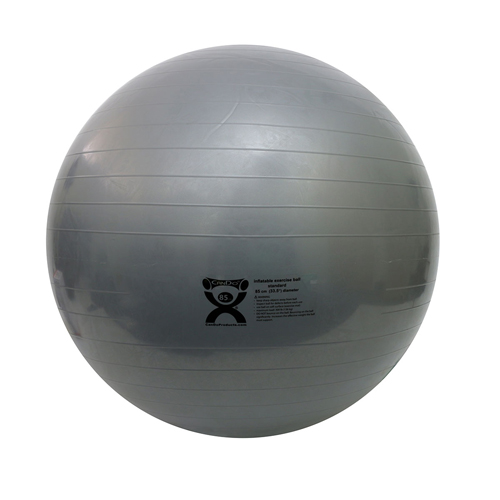 FNT30-1875 - Fabrication Enterprises - CanDo Inflatable Ball, Silver, 85cm (33.5in)