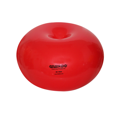 FNT30-1954 - Fabrication Enterprises - CanDo&reg; Donut Ball - Red - 30" Dia x 16" H (75 cm Dia x 40 cm H)
