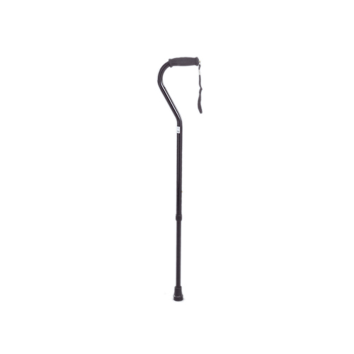 Offset handle adjustable aluminum cane, 29 - 38
