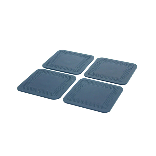 FNT50-1670G - Fabrication Enterprises - Dycem&reg; Non-Slip Square Coasters, Set of 4, Green