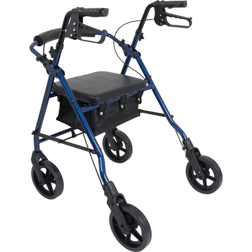 FNT68-0028 - Fabrication Enterprises - ProBasics Aluminum Rollator, Blue