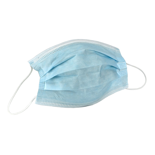 FNT70-0664-50 - Fabrication Enterprises - Ticare Face Masks, 3 Ply Disposable With Ear Loops, Box Of 50