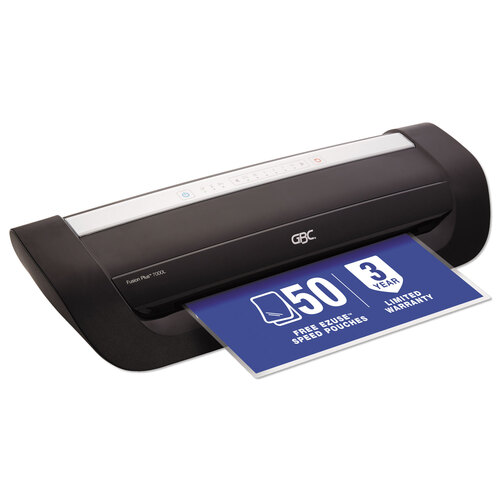 GBC1703098 - GBC - Fusion Plus 7000L Thermal Pouch Laminator, Six Rollers, 12&quot; Max Document Width, 10 mil Max Document Thickness