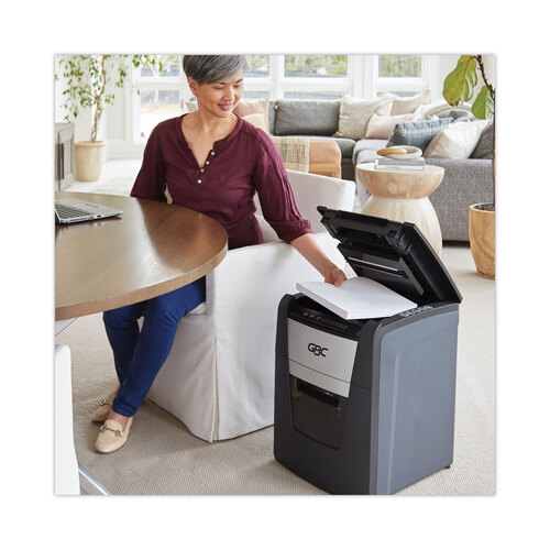 GBCWSM1757602 - Acco - GBC&reg; AutoFeed+ 100X Super Cross-Cut Home Office Shredder, 100 Auto/8 Manual Sheet Capacity