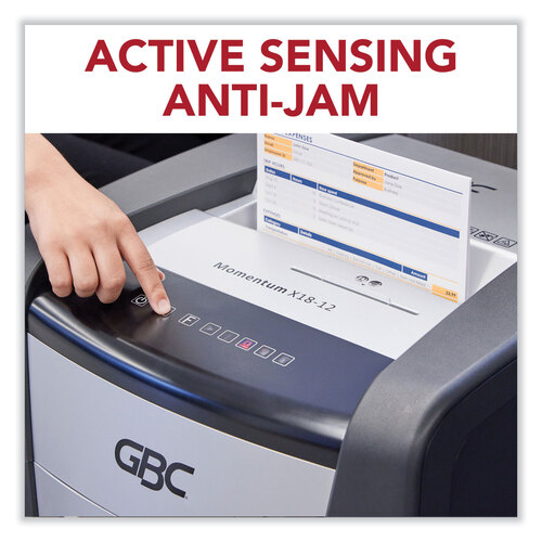 GBCWSM177002 - Acco - Momentum X18-22 Micro-Cut P-4 Anti-Jam Shredder, 18 Manual Sheet Capacity