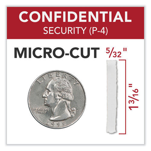GBCWSM177005 - Acco - Momentum X26-32 Micro-Cut P-4 Anti-Jam Shredder, 26 Manual Sheet Capacity