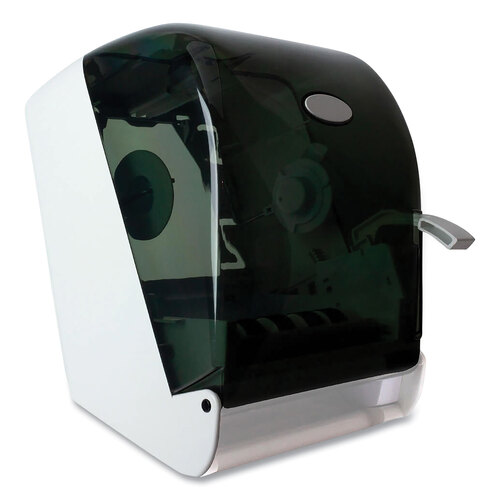GEN1605 - GEN - Lever Action Roll Towel Dispenser, 11.25 x 9.5 x 14.38, Transparent