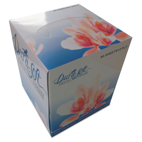GEN852E - GEN - Facial Tissue Cube Box, 2-Ply, White, 85 Sheets/Box, 36 Boxes/Carton
