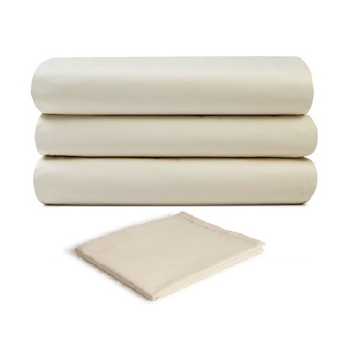 GMISHGTBF78X8015 - Golden Mills - 78x80x15 GT T200 BONE Fitted Sheet Dual King. Solid Bone, 60/40, 15" Pockets, 2DZ/CS