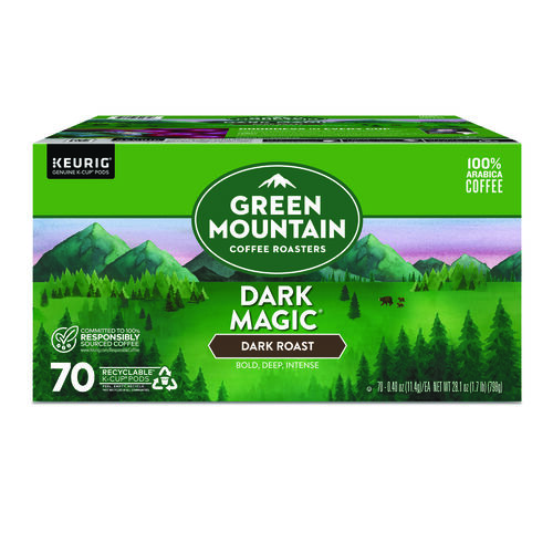 GMT5000373740 - Keurig - Dark Magic Extra Bold Coffee K-Cups, Regular, 70/Box
